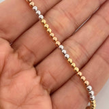 Pulso Militar 6.35gr / 8 1/4 in / 3mm Tres Oros +3 18K $