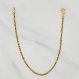 Pulso Chino 2.1 g / 7 1/2 in / 1 mm Oro Amarillo 18K