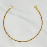Pulso Chino 2.05 g / 7 1/2 in / 1 mm Oro Amarillo 18K