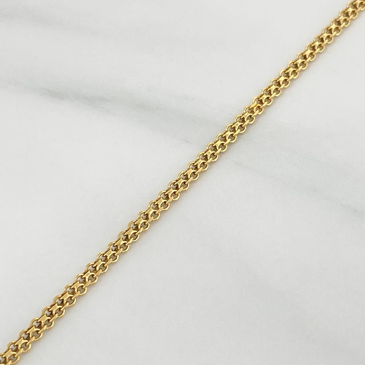 Pulso Chino 2.1 g / 7 1/2 in / 1 mm Oro Amarillo 18K