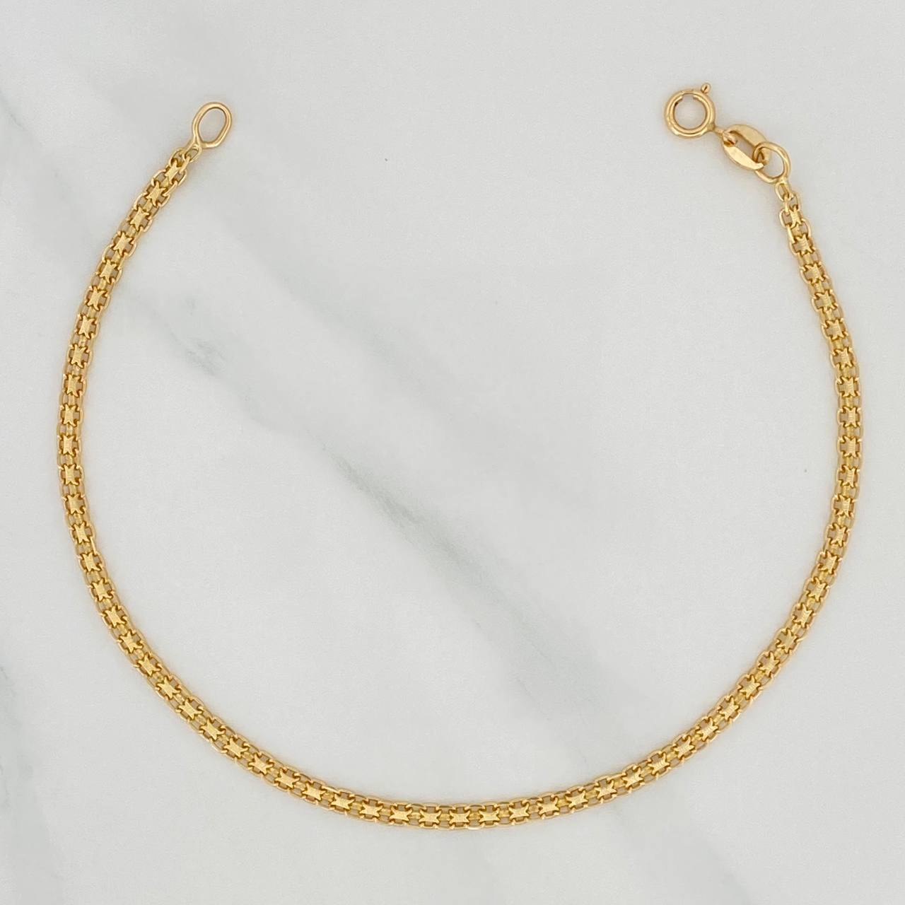 Pulso Chino 2.25gr / 7 3/4 in / 2.45mm Oro Amarillo +1 18K $