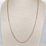 Cadena Veneciana 2.4gr / 18 in / 1.1mm Oro Rosa +3 18K $