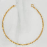 Pulso Cubano 1.15gr / 8 1/4 in / 2.5mm Oro Amarillo +1 18K $