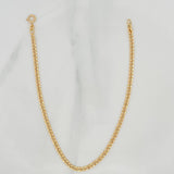 Pulso Cubano 1.15gr / 8 1/4 in / 2.5mm Oro Amarillo +1 18K $