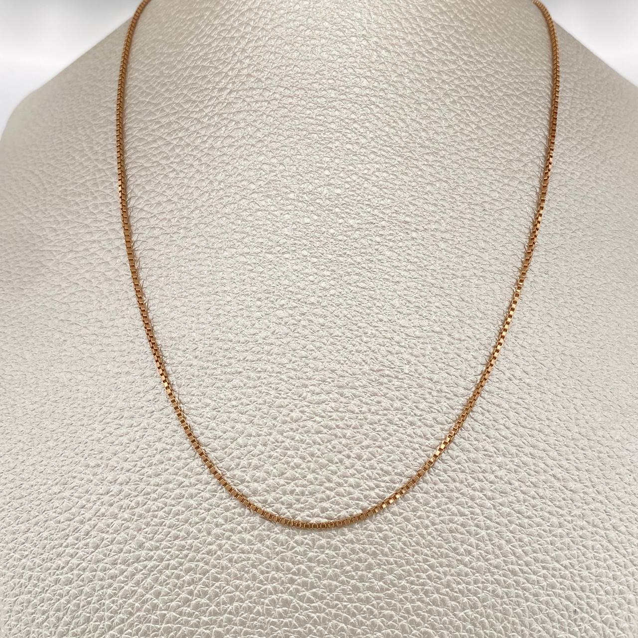 Cadena Veneciana 4.2gr / 20 3/4 in / 1.15mm Oro Rosa +3 18K $