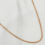 Cadena Veneciana 4.2gr / 20 3/4 in / 1.15mm Oro Rosa +3 18K $