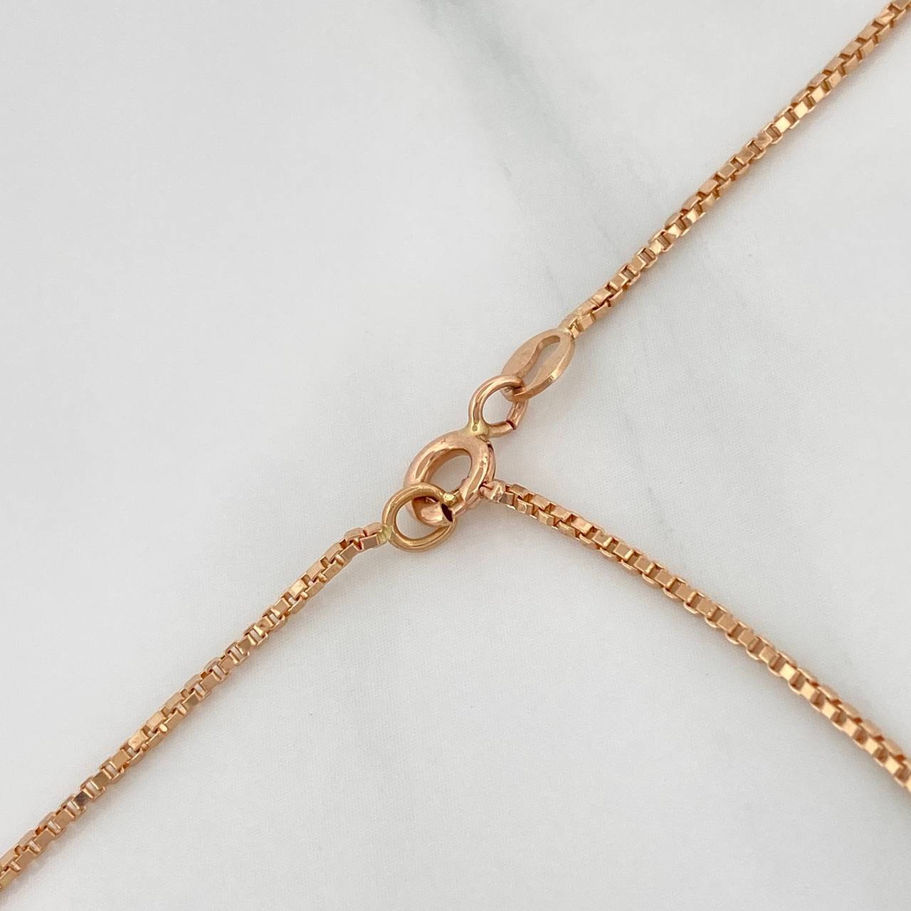 Cadena Veneciana 4.2gr / 20 3/4 in / 1.15mm Oro Rosa +3 18K $