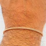 Pulso Franco 3.05gr / 7 1/2 in / 2mm Oro Rosa +3 18K &