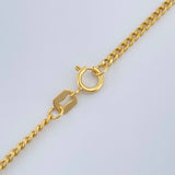 Cadena Cubana 3.05gr / 23 1/2 in / 1.6mm Oro Amarillo +1 18K &