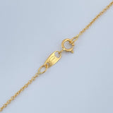 Cadena Aro Seguido 1.35gr / 18 in / 1mm Oro Amarillo +3 18K &