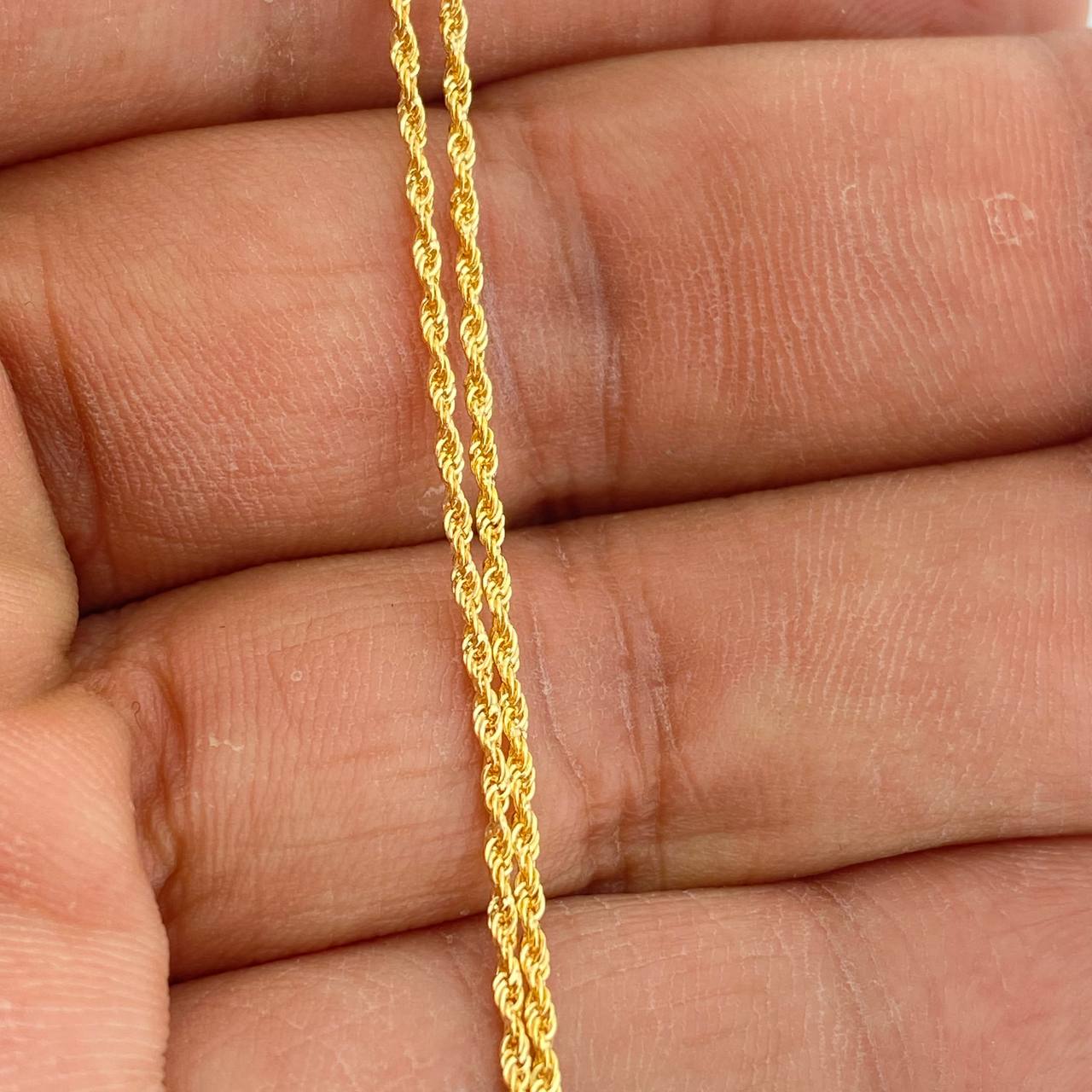 Cadena Lazo 0.95gr / 20 in / 1mm Oro Amarillo +3 18K &