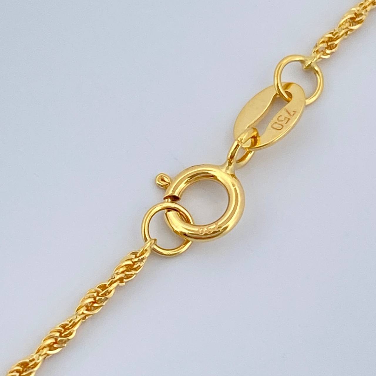 Rope Chain 1gr / 20 1/4 in / 1mm Yellow Gold +3 18K &