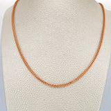 Cadena Franco 8.65gr / 23 1/2 in / 2.7mm Oro Rosa +3 18K &