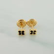 Topos Trebol Flor 0.6gr / 3mm Oro Amarillo 18K &
