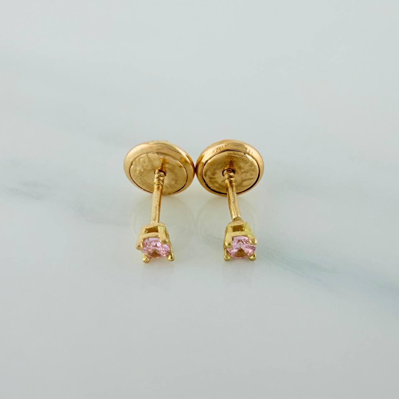 Topos Chispa 0.5gr / 1mm Oro Amarillo 18K &