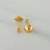 Topos Chispa 0.5gr / 1mm Oro Amarillo 18K &