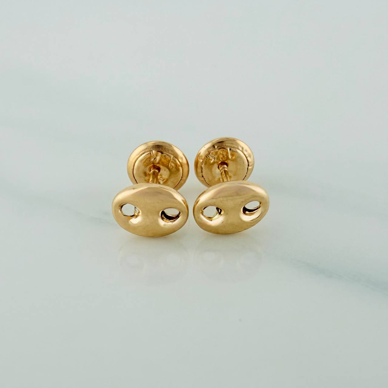 Topos GC 0.55gr / 7.7mm Liso Oro Amarillo 18K &