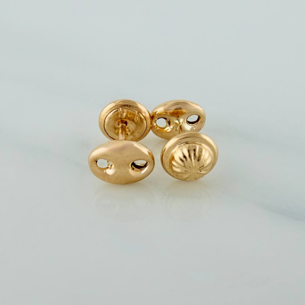 Topos GC 0.55gr / 7.7mm Liso Oro Amarillo 18K &