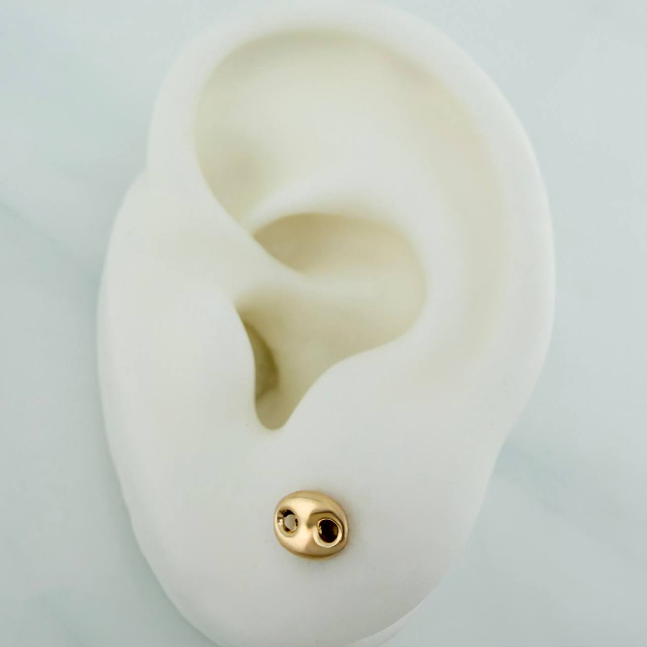 Topos GC 0.55gr / 7.7mm Liso Oro Amarillo 18K &