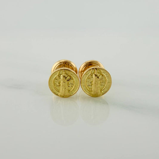 Stud Earrings San Benito 0.9gr / Yellow Gold Stamped &