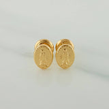 Topos Virgen De Guadalupe 0.55gr / 2mm Oro Amarillo 18K &