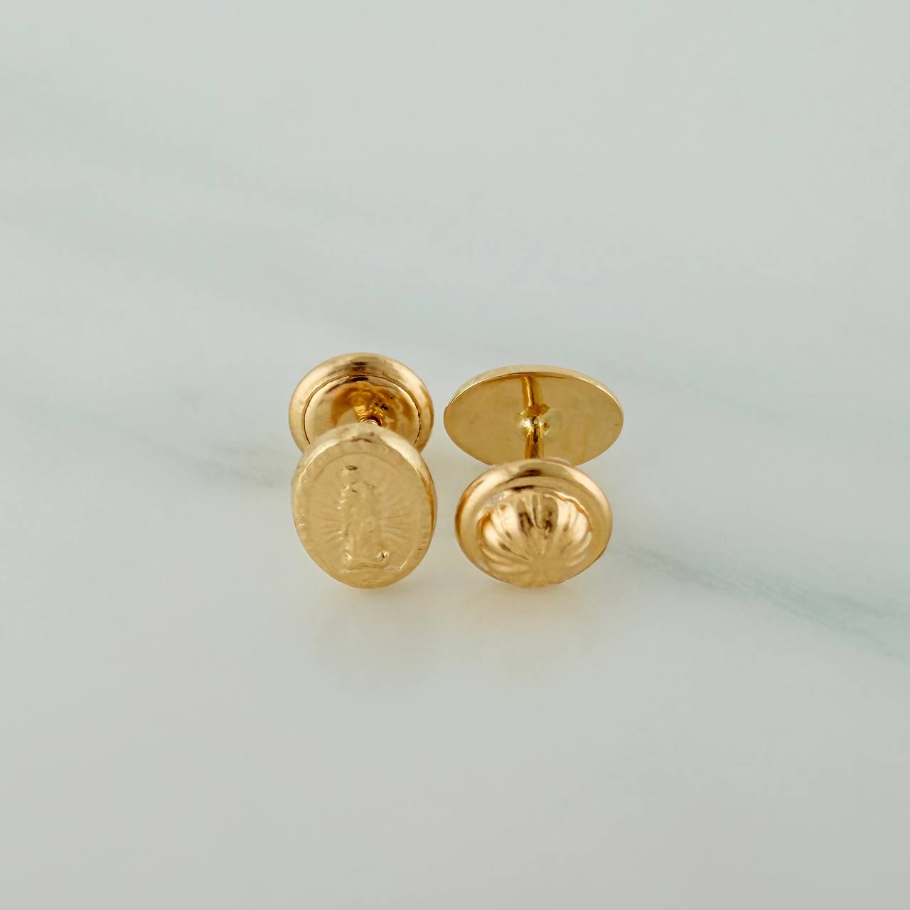 Topos Virgen De Guadalupe 0.55gr / 2mm Oro Amarillo 18K &