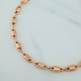 Pulso Rustico 5.5gr / 8 in / 4.52mm Oro Rosa 18K $