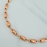 Rustic Barrel Bracelet 5.4 g / 8 1/4 in / 4.35 mm 18K Rose Gold $