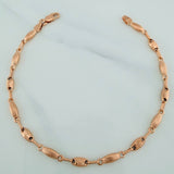 Rustic Buoy Cocoon Bracelet 3.95 g / 8 in / 3.65 mm 18K Rose Gold $