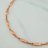 Pulso Rustico Capullo 3.9gr / 8 1/2 in / 3.31mm Oro Rosa 18K $