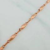 Pulso Rustico Capullo 3.9gr / 8 1/2 in / 3.31mm Oro Rosa 18K $