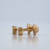 Topos Cruz 0.8gr / 6.3mm Oro Amarillo 18K &