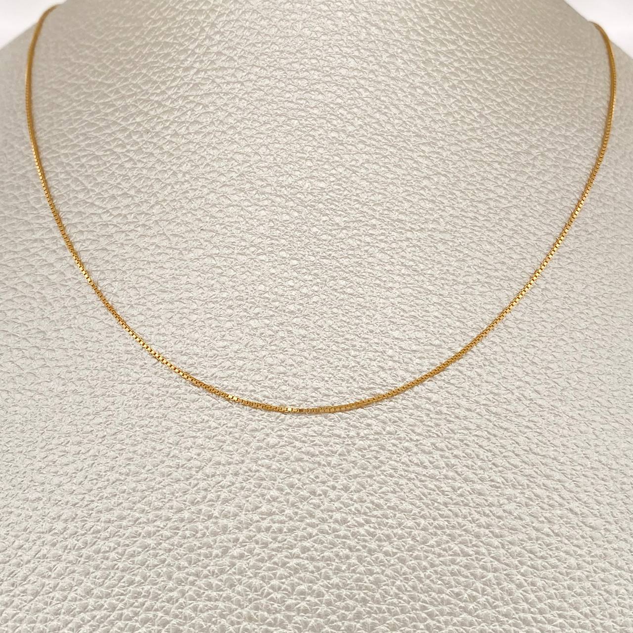 Cadena Veneciana 0.95gr / 19 3/4 in / 0.53mm Oro Amarillo +3 18K &