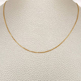 Cadena Veneciana 0.95gr / 19 3/4 in / 0.53mm Oro Amarillo +3 18K &