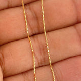 Cadena Veneciana 0.95gr / 19 3/4 in / 0.53mm Oro Amarillo +3 18K &