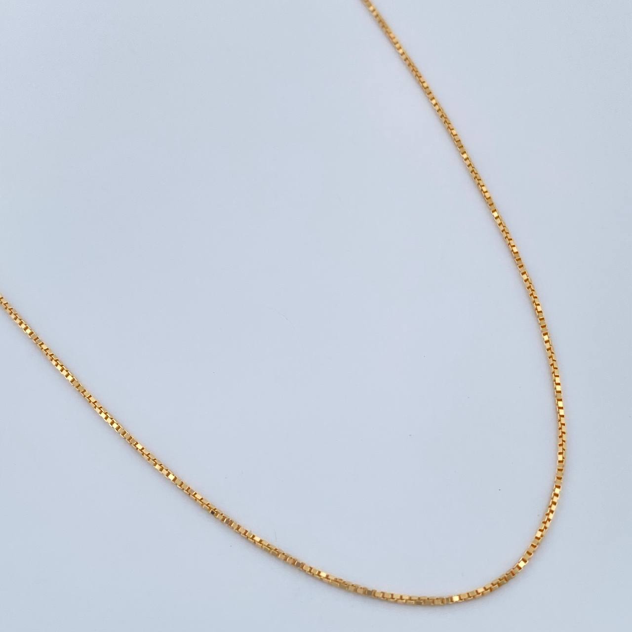 Cadena Veneciana 0.95gr / 19 3/4 in / 0.53mm Oro Amarillo +3 18K &