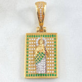 Dije Placa San Judas 9.05gr / 4cm / Oro 18K