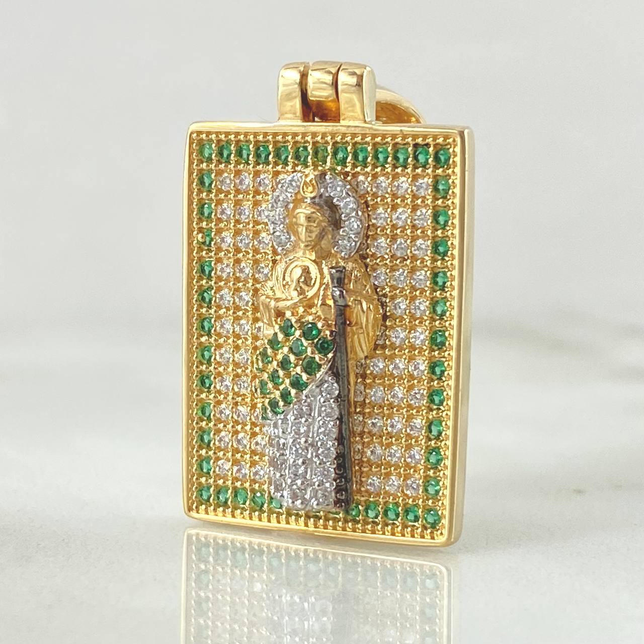 Dije Placa San Judas 9.05gr / 4cm / Oro 18K
