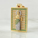 Dije Placa San Judas 9.05gr / 4cm / Oro 18K