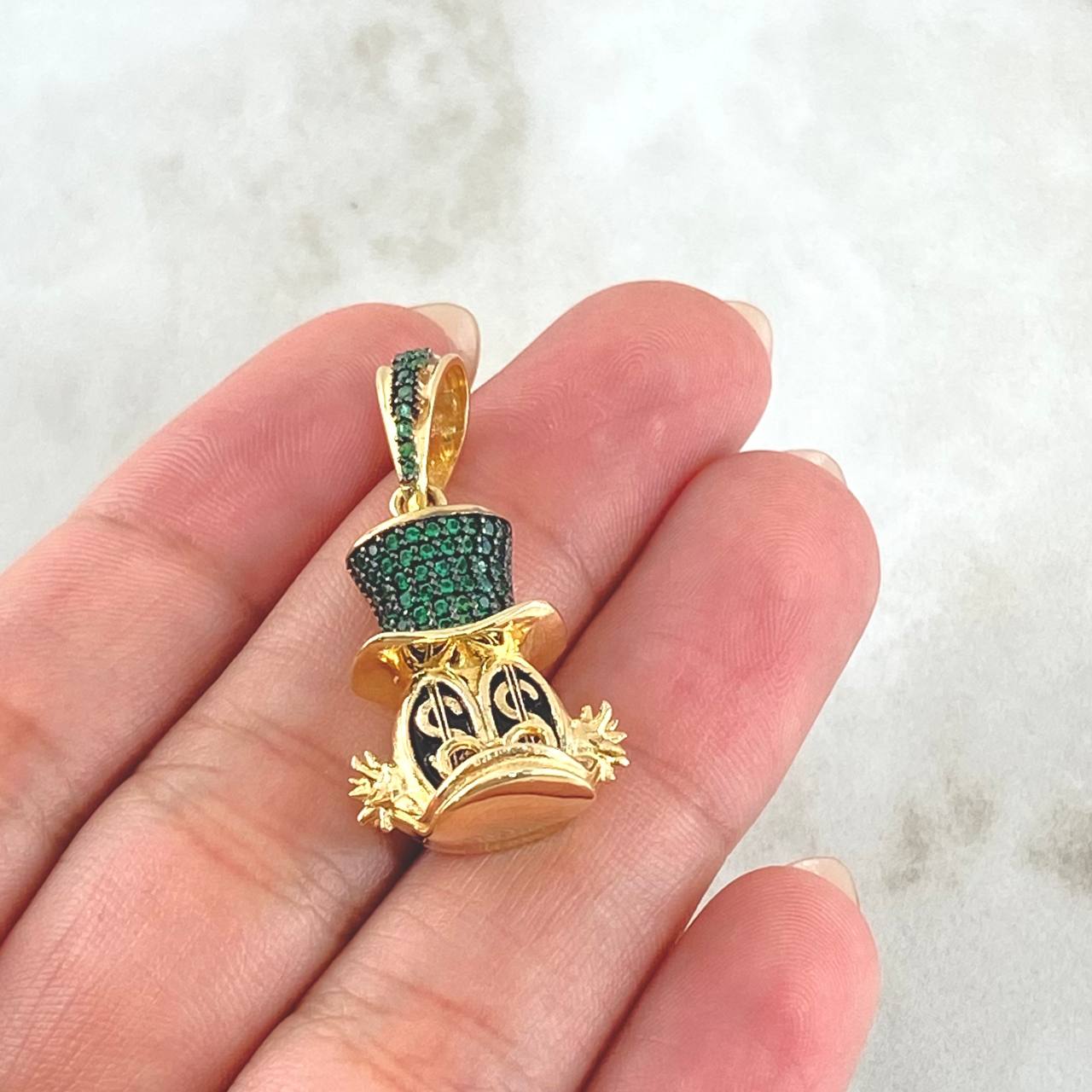Pendant Duck Face Money 6.5gr / 3cm / 18K Gold *