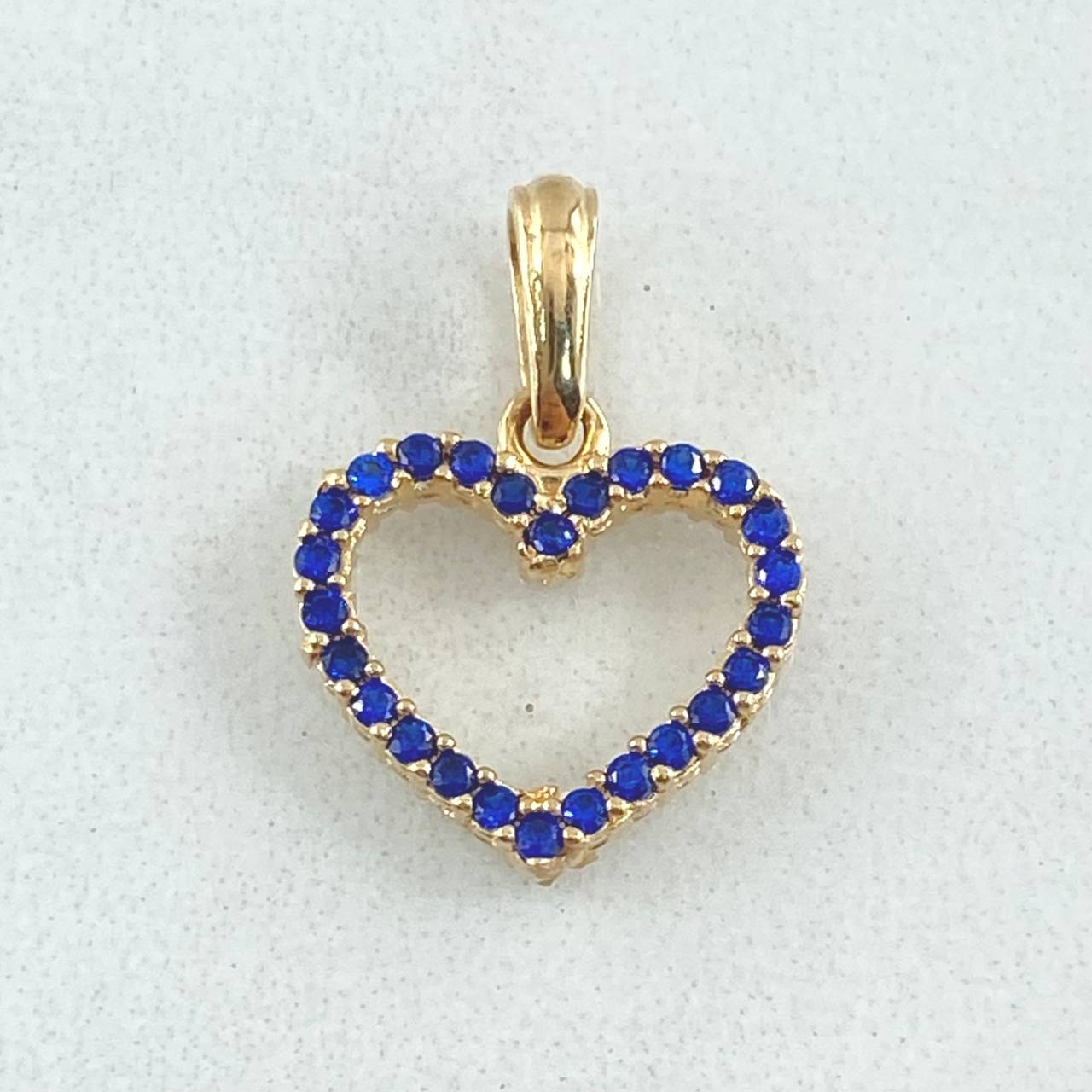 Pendant Double-Sided Heart 1.5gr / 2cm / 18K Gold