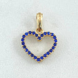 Pendant Double-Sided Heart 1.5gr / 2cm / 18K Gold
