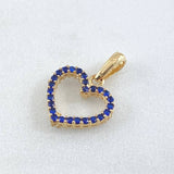 Pendant Double-Sided Heart 1.5gr / 2cm / 18K Gold