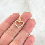 Pendant Double-Sided Heart 1.5gr / 2cm / 18K Gold