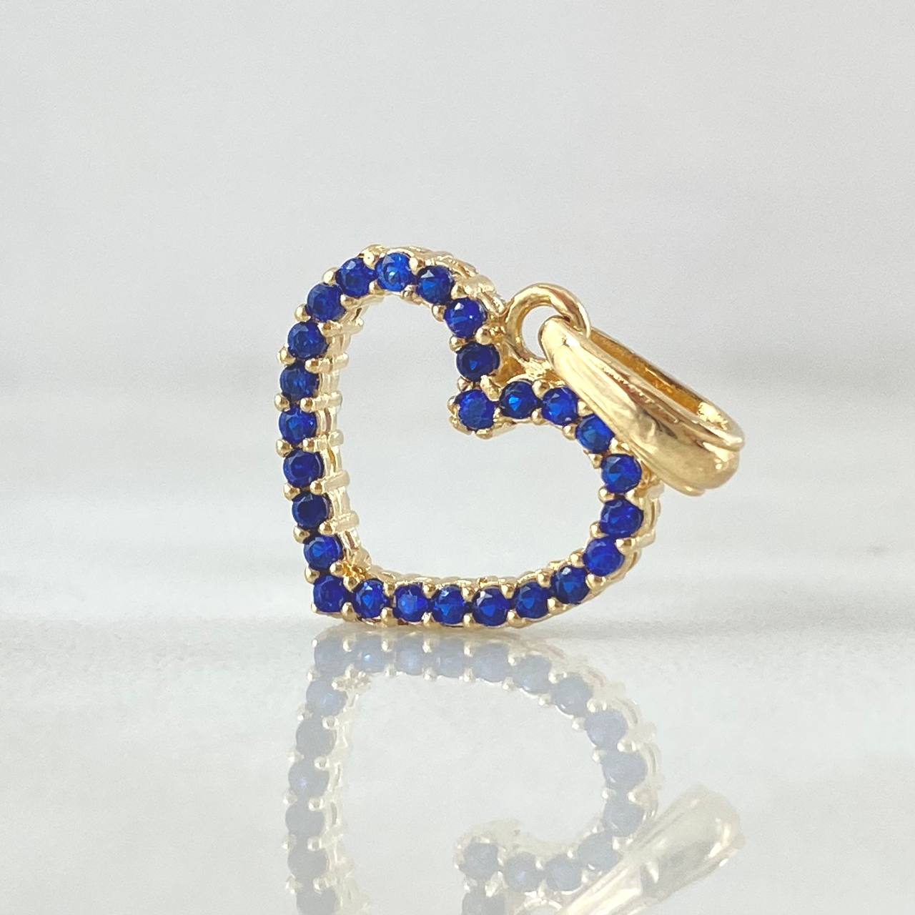 Pendant Double-Sided Heart 1.5gr / 2cm / 18K Gold