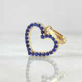 Pendant Double-Sided Heart 1.5gr / 2cm / 18K Gold