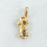 Pendant Formula One Car 1.55gr / 2.5cm (1.0in) / 18K Gold