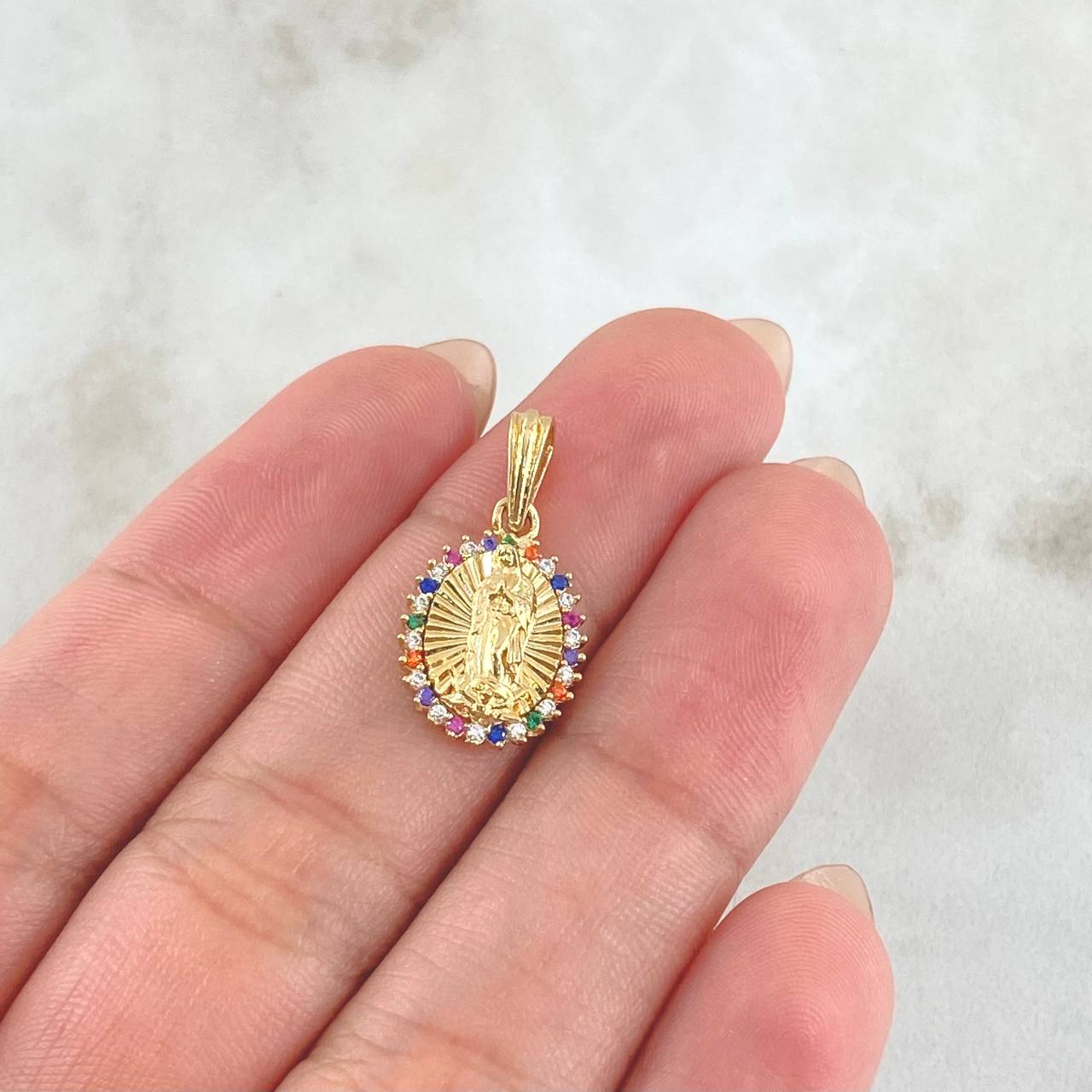 Pendant Virgin Guadalupe 1.85gr / 2cm / 18K Gold