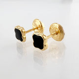 Topos Trebol 0.8gr / 5.4mm Oro Amarillo 18K ©