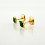 Topos Trebol 0.75gr / 5.2mm Oro Amarillo 18K ©